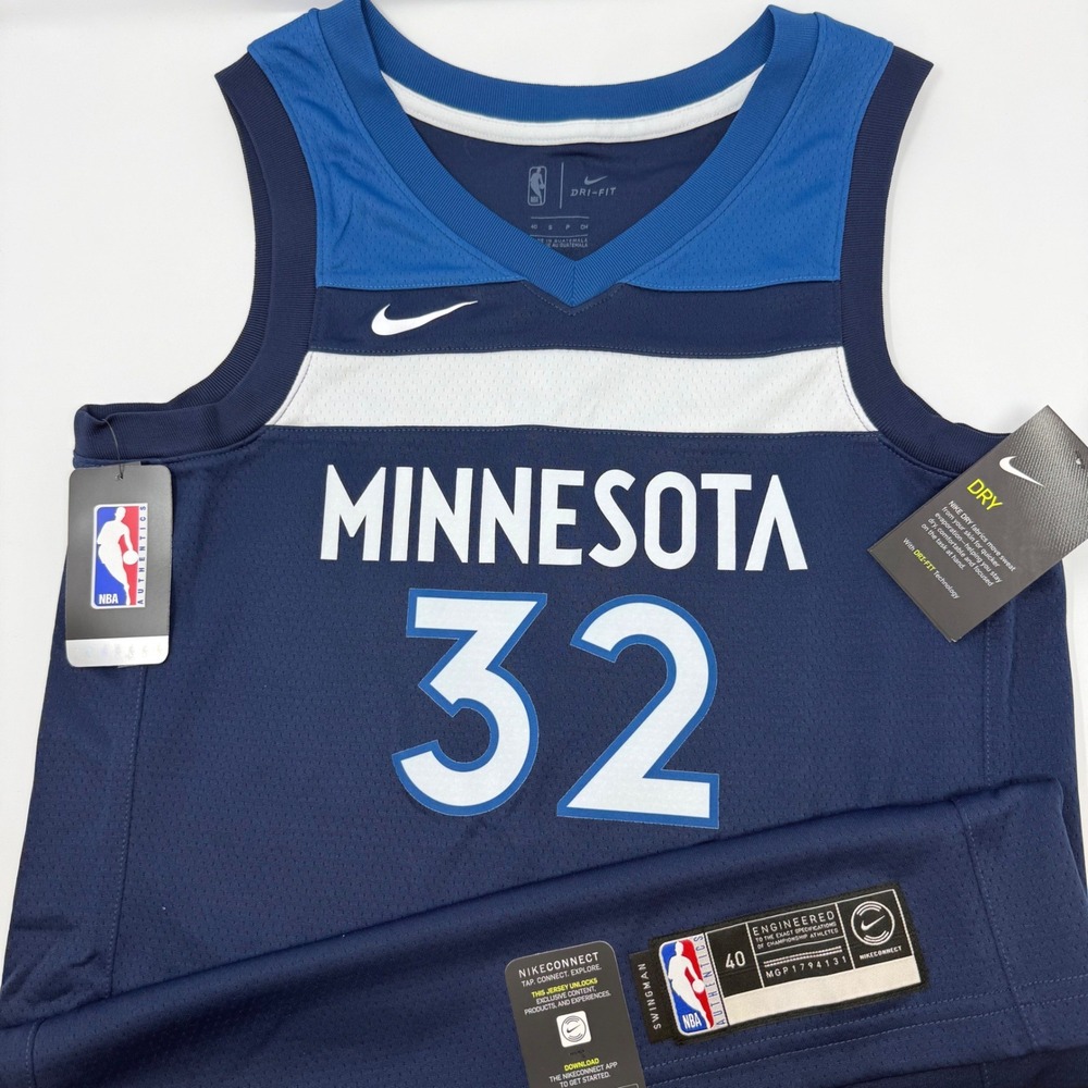 Nike Minnesota Timberwolves Karl-Anthony Towns 32 Jersey Mens Small 864491-420